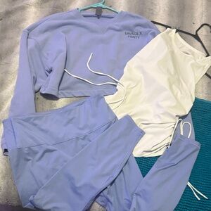 Savage X Fenty Women's Light Purple and White Set